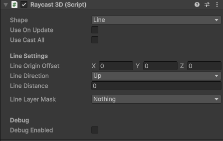 Raycast Component Example
